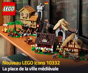 Nouveau LEGO Icons 10332 La place de la ville médiévale