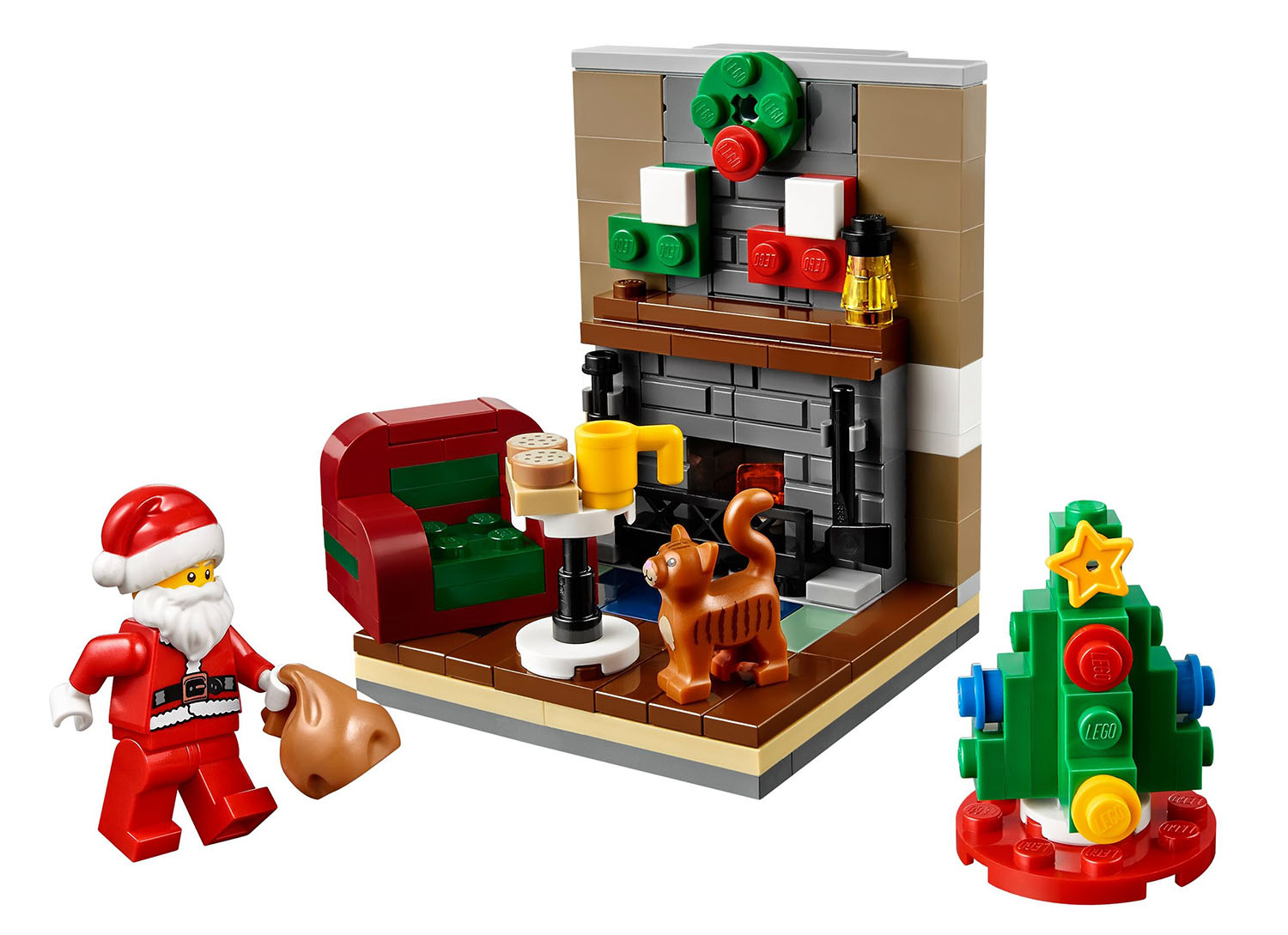 LEGO Saisonnier 40125 pas cher - La visite du Père Noël