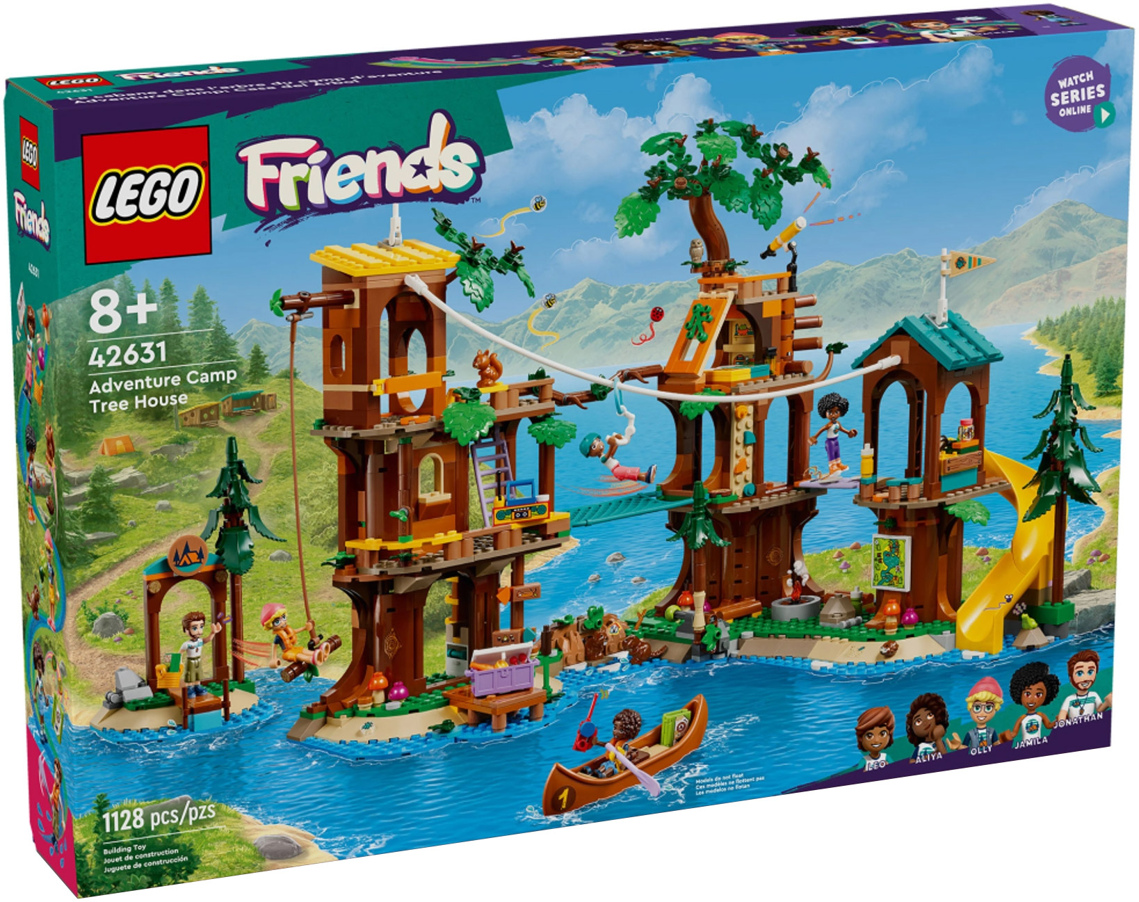 Lego Friends Pas Cher La Cabane Dans Larbre De La Base De Loisirs