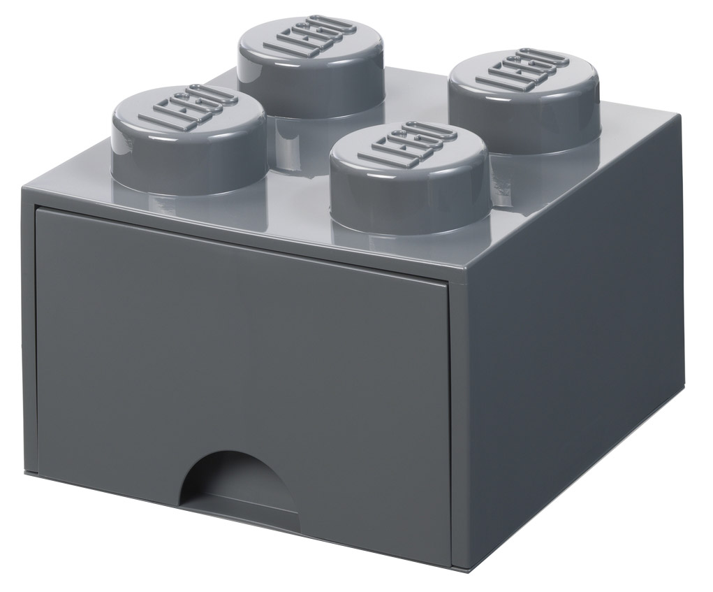 Lego Rangements Pas Cher Brique Gris Fonc De Rangement Lego