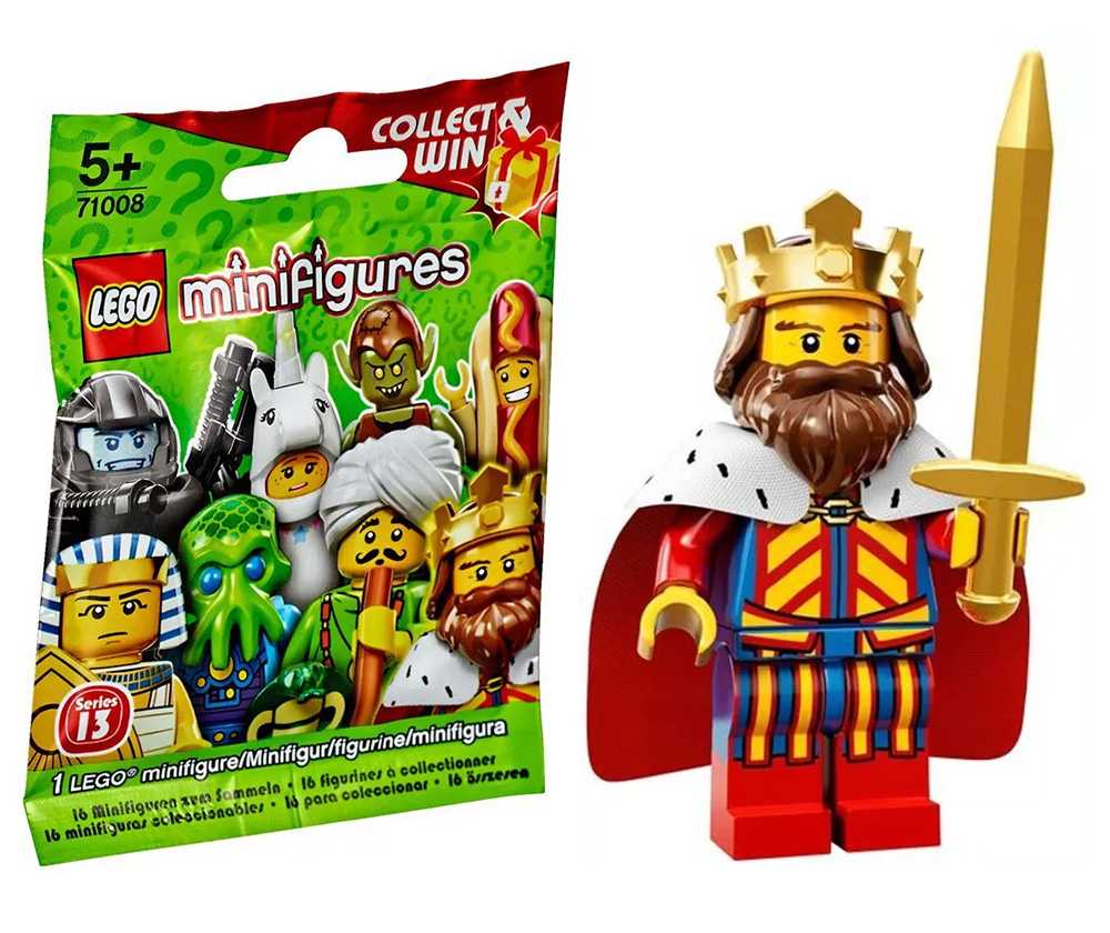 Lego Minifigures Pas Cher S Rie Le Roi Classique