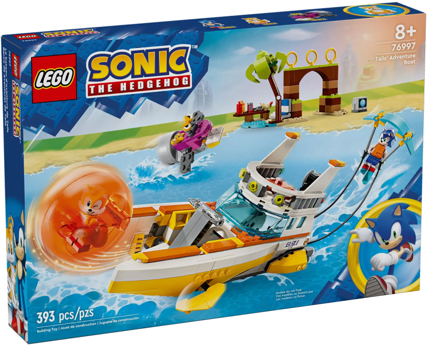 Lego Sonic The Hedgehog Pas Cher Le Bateau Daventures De Tails